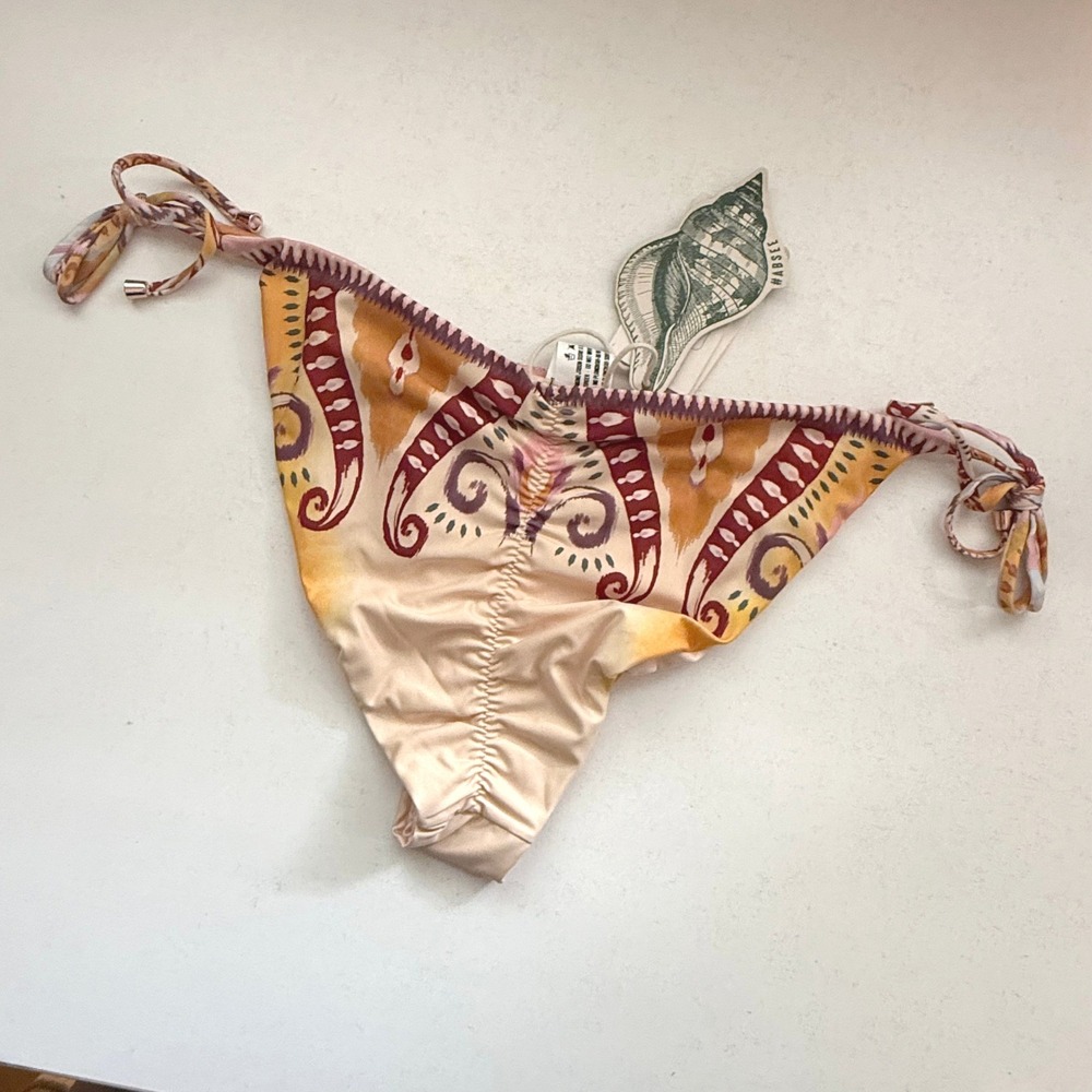 Agua Bendita Alegria Leva Embroidered Beaded Bikini Bottom XL New - Picture 4 of 8